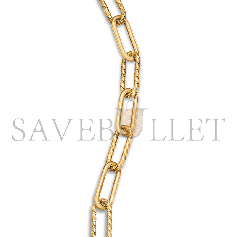 DAVID YURMAN DY MADISON CHAIN BRACELET 18K YELLOW GOLD, 4MM B17841 88
